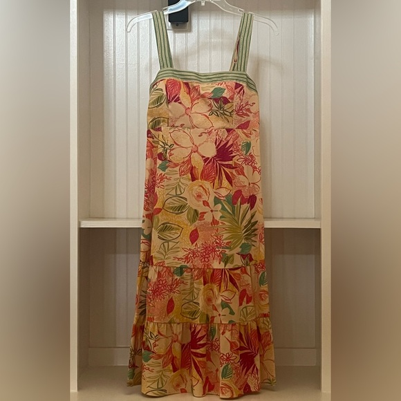 R&K Originals Floral Pattern Dress, Size 8, Vintage - Picture 1 of 4